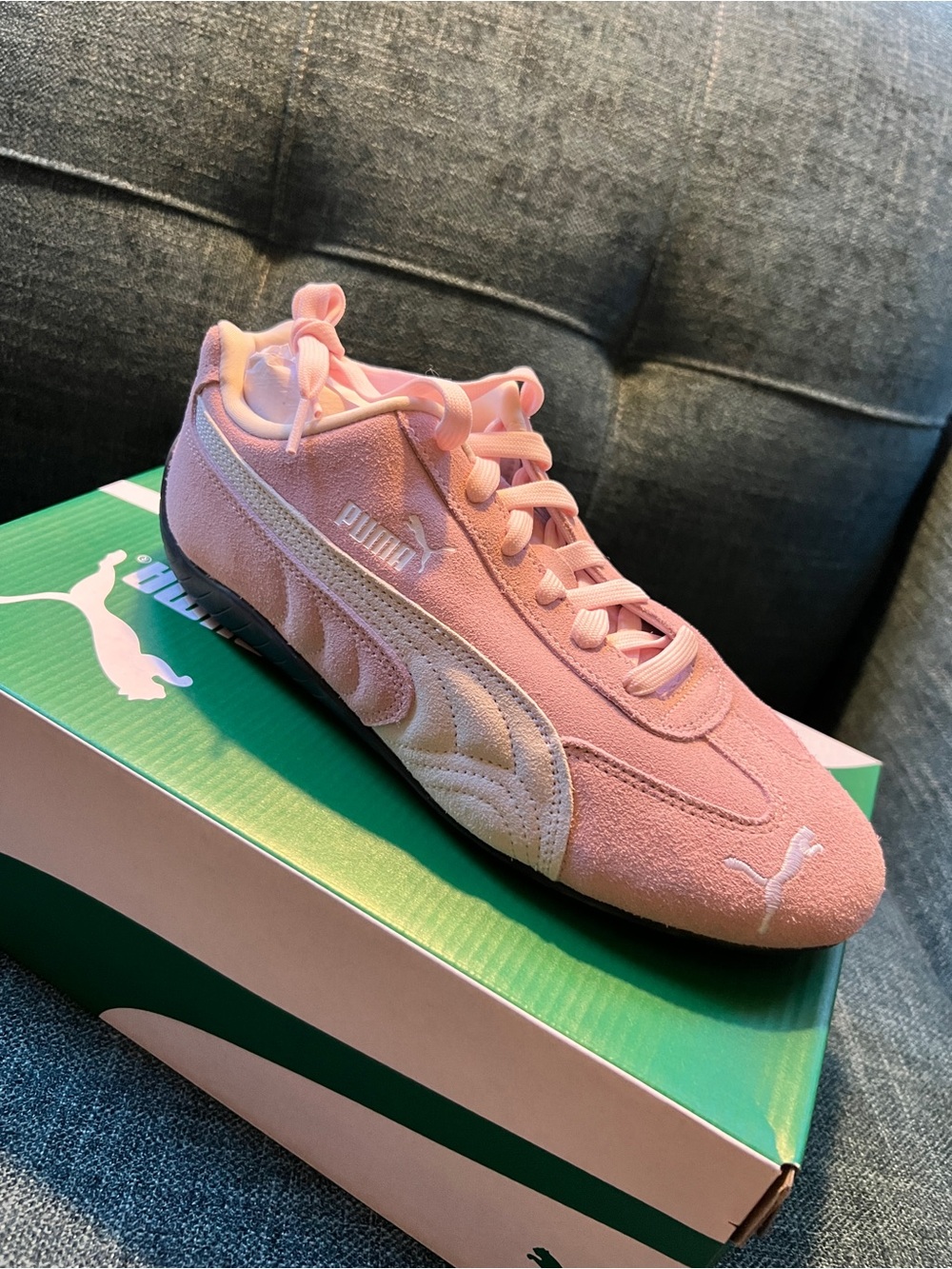 Puma Speedcat OG  Women's Pink Suede Low-Top Sneaker